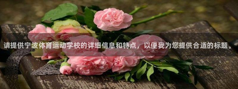 海南MK体育官网下载发展怎么样：请提供宁波体育运动学