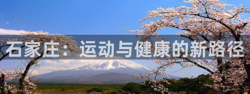MK体育官方正版app开户：石家庄：运动与健康的新路